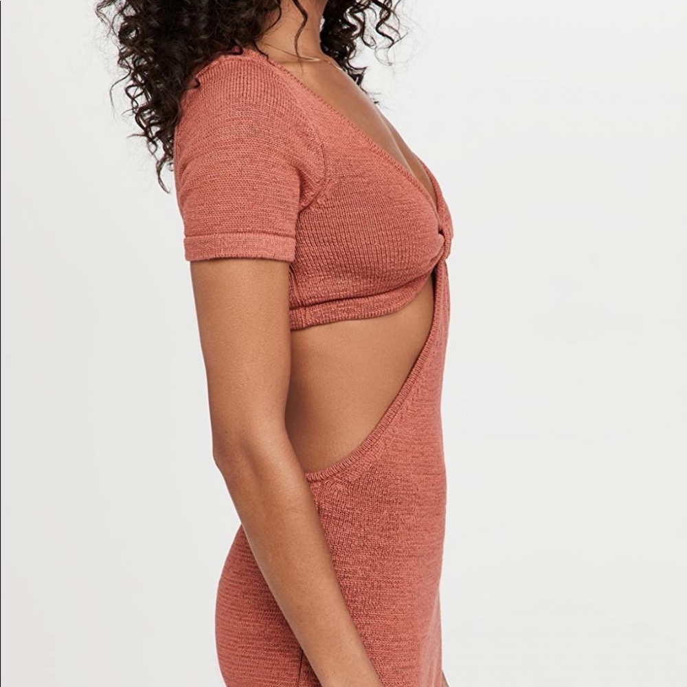 NWT Cult Gaia Billie Knit Dress Jasper S - Picture 2 of 14
